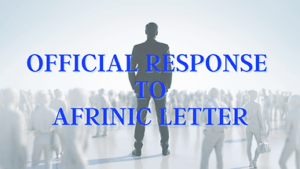 Read more about the article Official Response to AFRINIC letter – to members