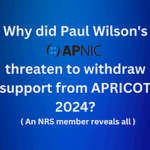 Read more about the article Why did Paul Wilson’s APNIC threaten to withdraw support from APRICOT 2024? An NRS member reveals all.