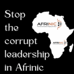 Read more about the article EDDY AND HIS CORRUPT MANAGEMENT TEAM DESTROYING AFRINIC AND THE INTERNET.