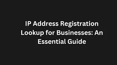 Read more about the article IP Address Registration Lookup for Businesses: An Essential Guide.