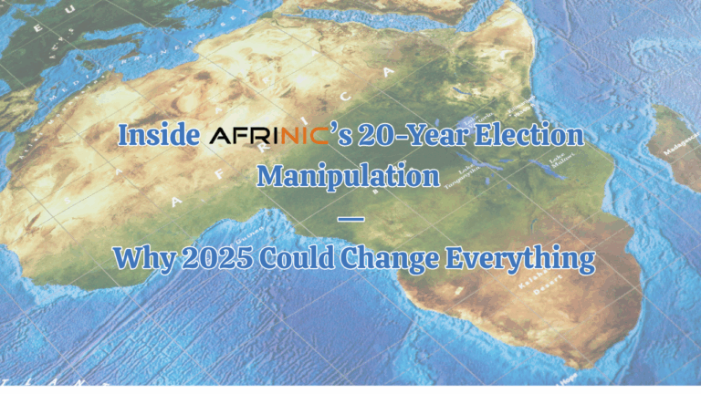 Read more about the article How AFRINIC Elections were Manipulated for two Decades & why 2025 brings New Hope.