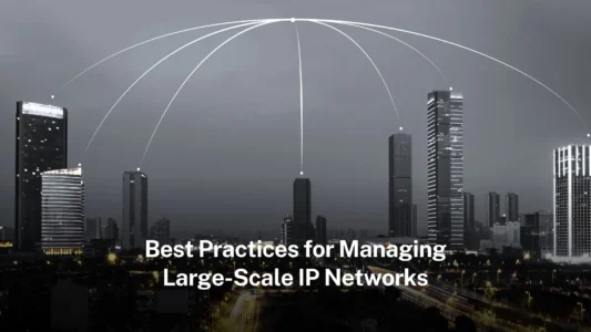 Best Practices for Managing Large-Scale IP Networks