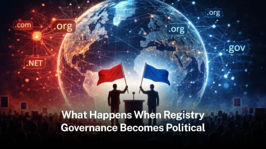 What happens when registry governance becomes political