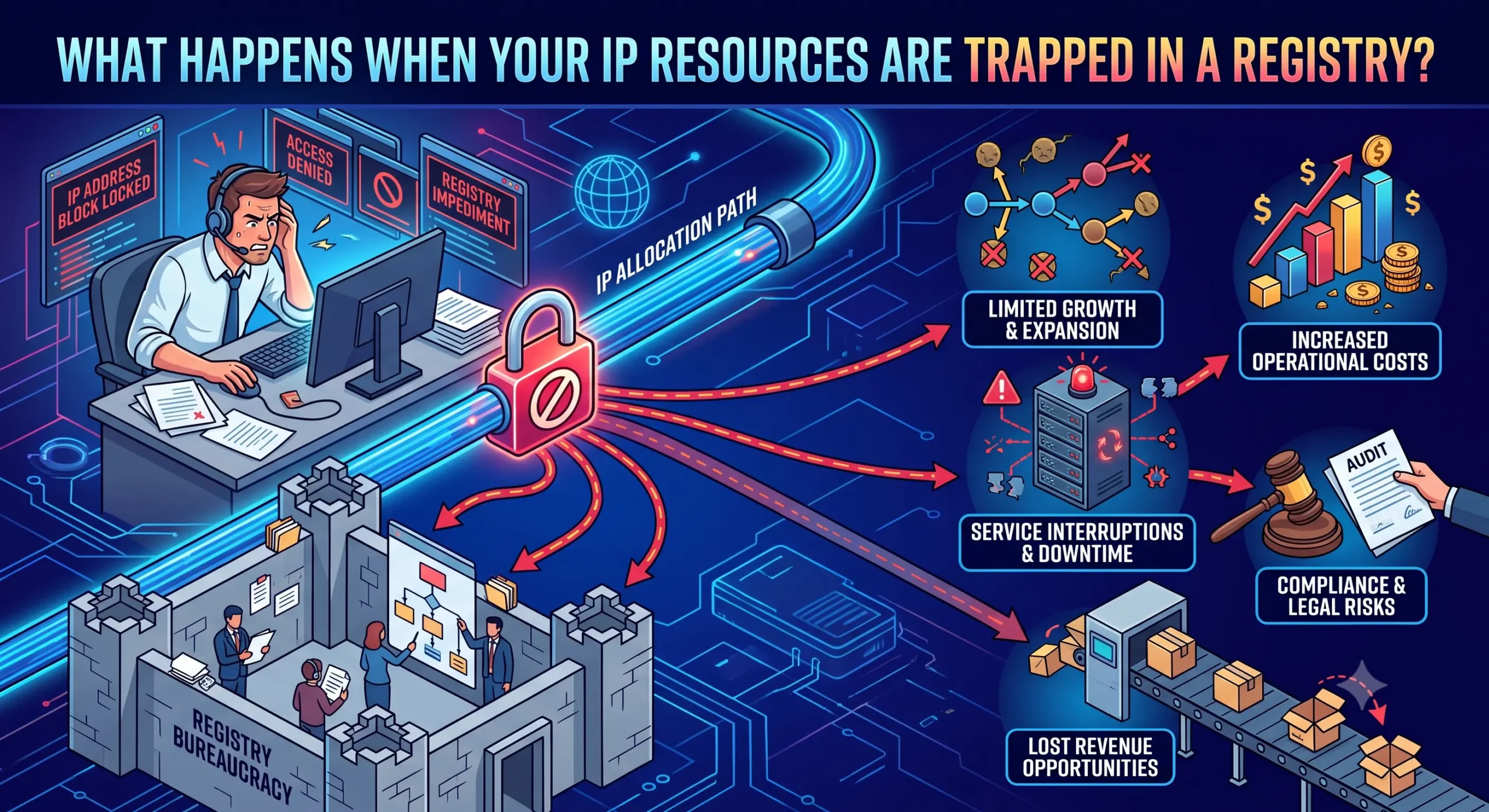 You are currently viewing What Happens When Your IP Resources Are Trapped in a Registry?