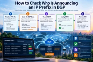 Read more about the article How to Check Who Is Announcing an IP Prefix in BGP